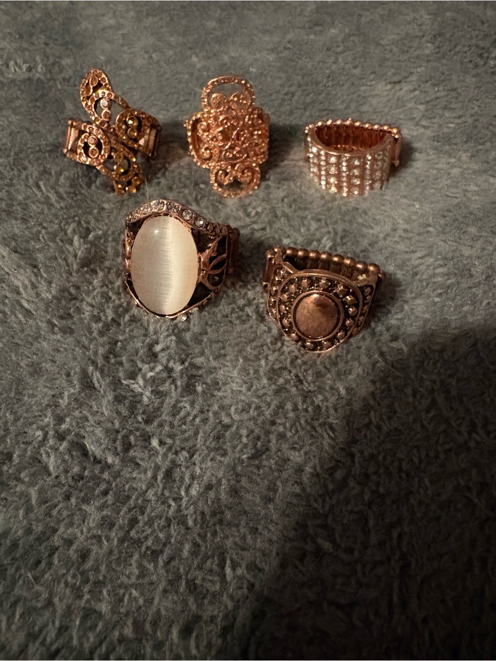 Lot of 13 paparazzi rings
